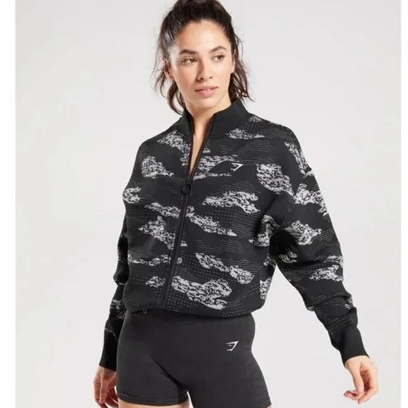 Gymshark Jackets & Blazers - Gymshark | Track Jacket Black Workout Gym